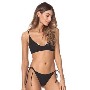 NWT MAAJI SIZE XL EBONY BLACK CRETA SPORTY BRALETTE TOP